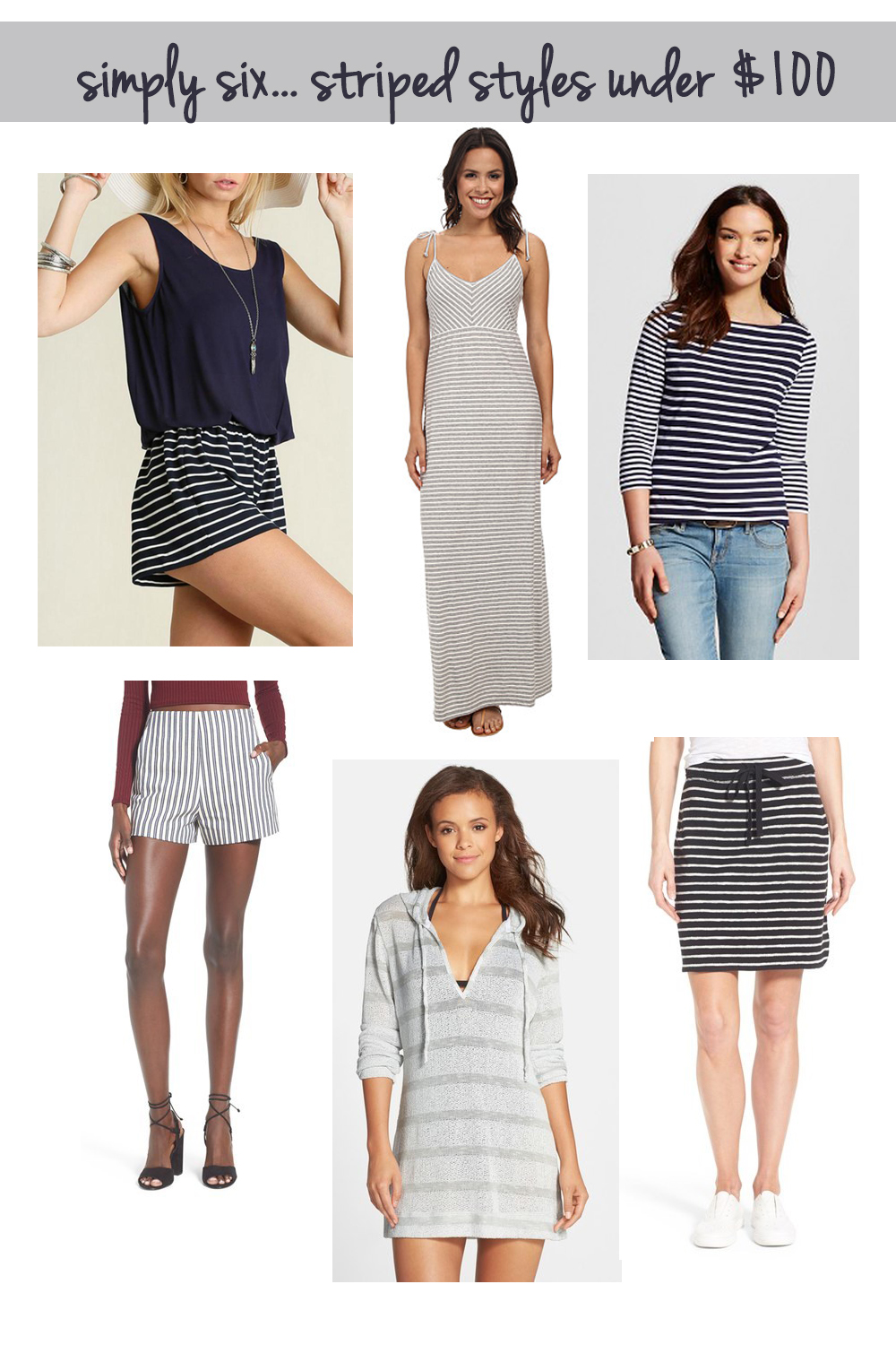 Simply Six… Striped Styles Under $100 – Simply Styled Emily